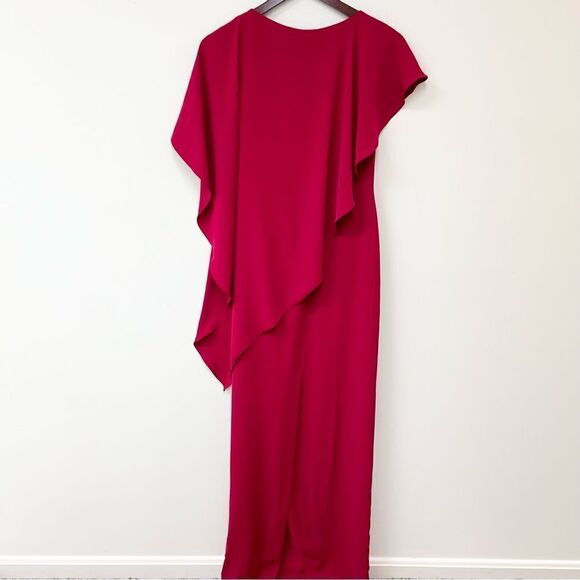 Lauren Ralph Lauren Evening Gown Dress ‘APIATAN' in Red Size 2 - Picture 7 of 10